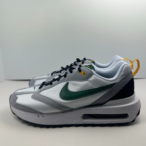 NIKE Air Max DAWN Men's Shoe White/Gorge Green-Black-University Gold DM0013 101 - Picture 9 of 12